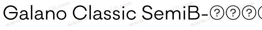 Galano Classic SemiB字体转换